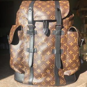LOUIS VUITTON Monogram Christopher PM Backpack